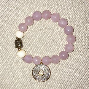 Rose Quartz Buddha Healing Spirit Bracelet